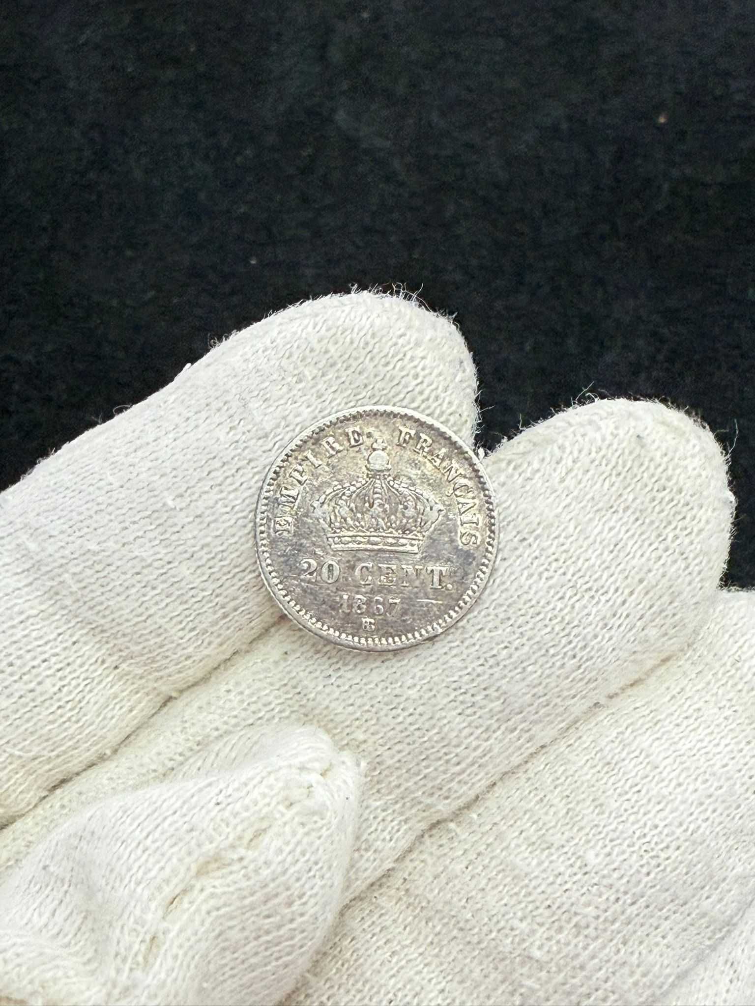 20 centine Napoleon III 1867