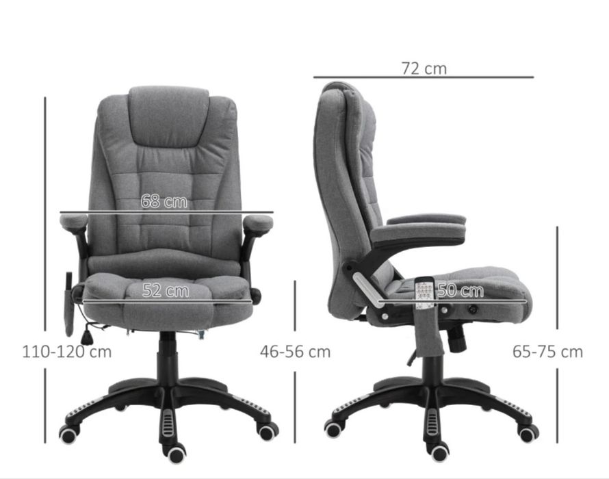 Scaun de birou cu masaj si incalzire