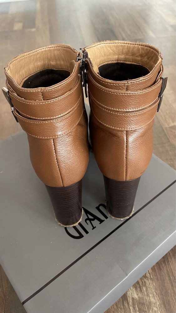 Дамски боти Gianni, Zara, Ugg и др. - естествена кожа, лисица