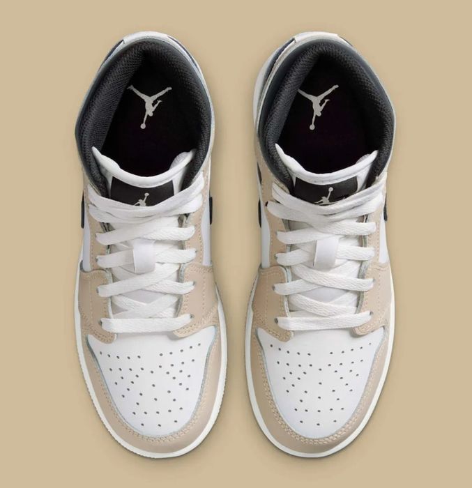 Jordan 1 mid "light tan" 40 originali noi
