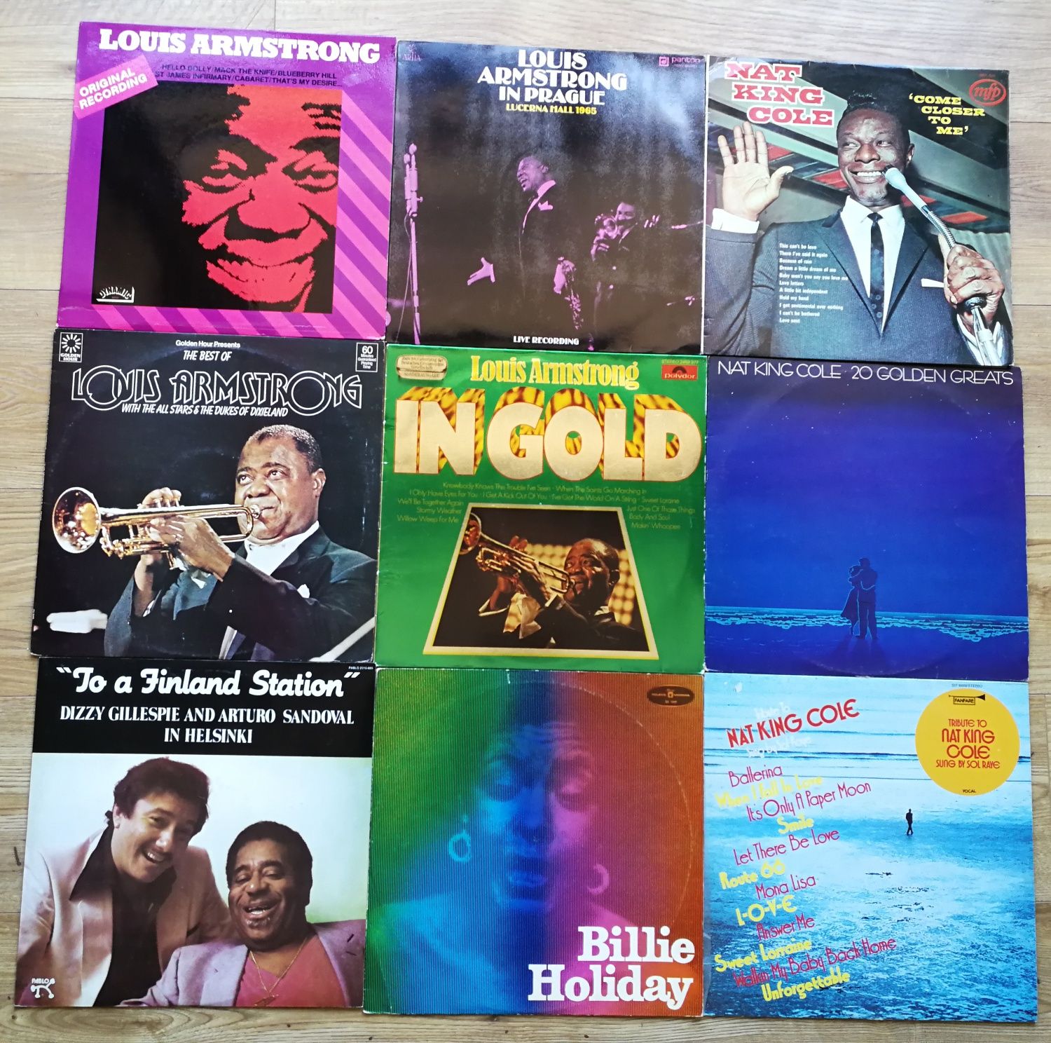 Vinil Louis Armstrong N.K Cole S Becket Count Basie Jazz & Blues vinyl