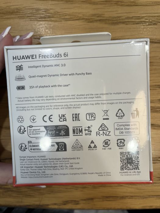 Слушалки Huawei freebuds 6i