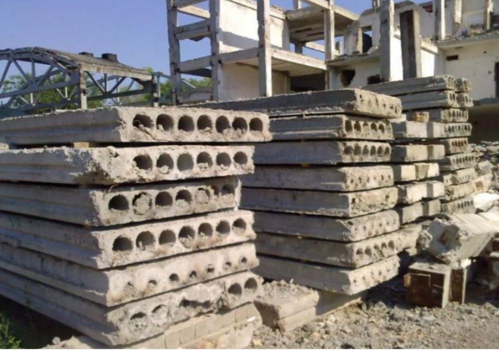 Плиты перекрытия бу 6.3м 5.9 м 2,8м на 1м и 1,2м