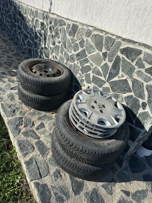 Jante +anvelope 195/65/15 4x100