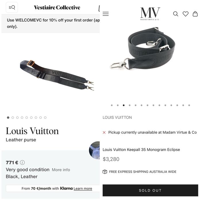 Curea Geanta , borseta, bagaj Louis Vuitton Nou! Original! Schimb!