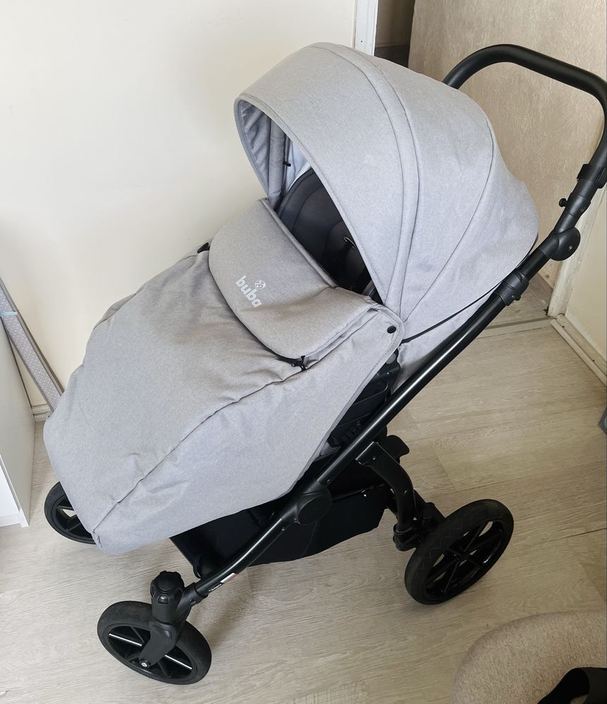 Количка 3 в 1 Buba - Zaza, Warm Grey