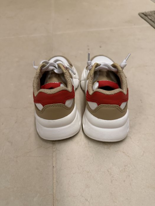 Geox спортни обувки, еко кожа с мрежа