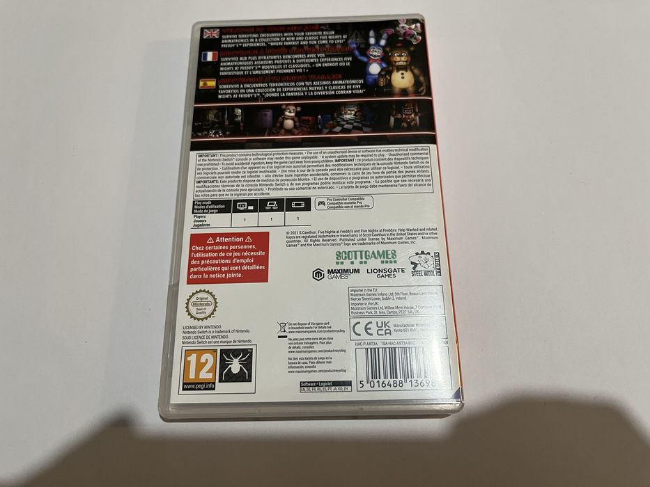 Joc Five Nights at Freddy’s Help Wanted pentru Nintendo Switch