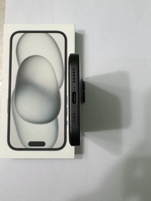 iPhone 15, Black, 128 GB, Гаранция, Без забележки
