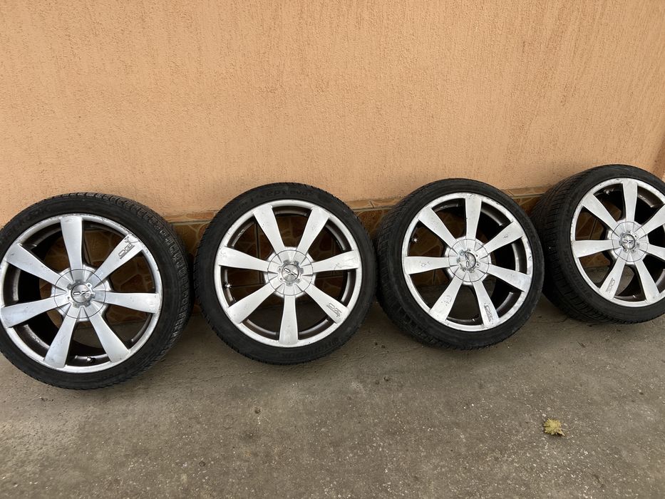 Jante 5x112 et35 r18 cu anvelope iarna 225/40 R18