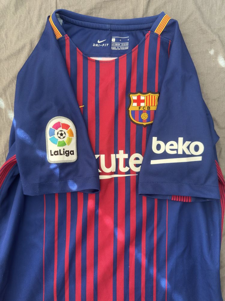 Детска футболна тениска на FC Barcelona 2017/18