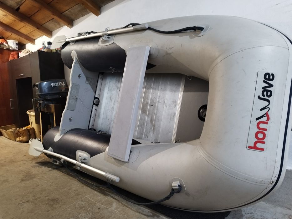 Honda honwave2,5m cu Yamaha 4 hp