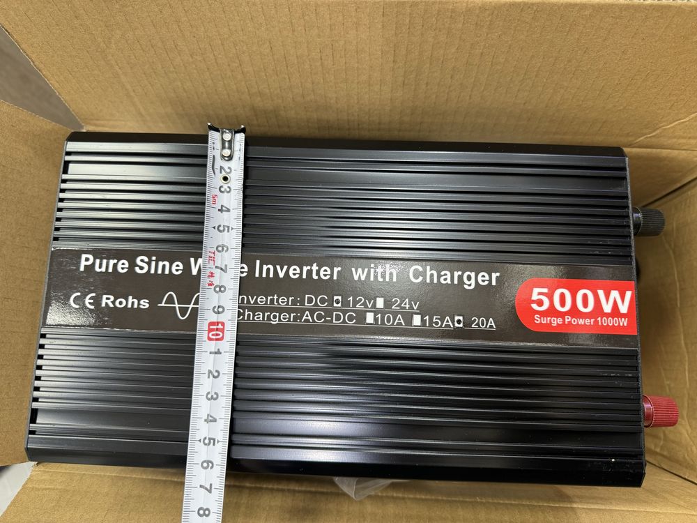 12v 220v 500W UPS Inverter c чистым синусом