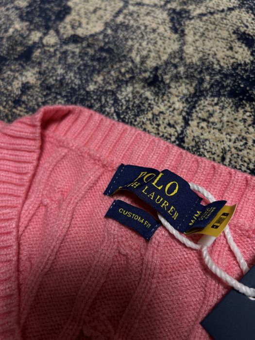 Pulover tricotat Polo Ralph Lauren M roz