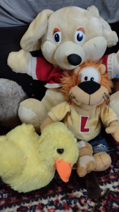 Лот от плюшени, детски играчки 10 бр