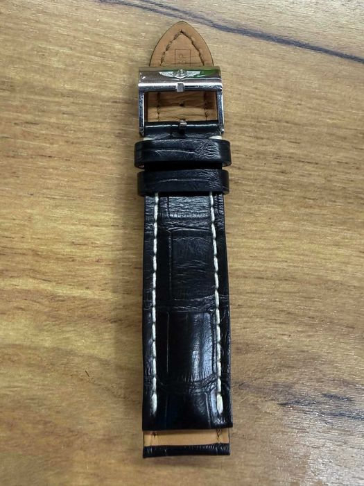 Breitling -743P крокодилска кожена 22мм каишка -оригинална