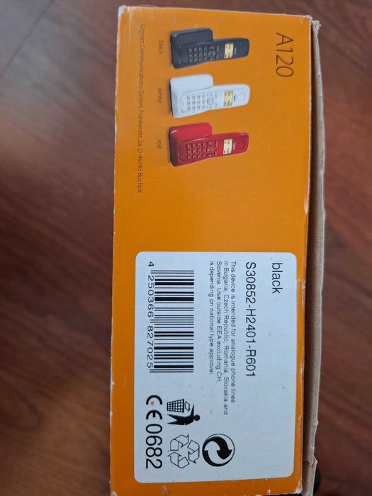 Безжичен DECT телефон Gigaset A120