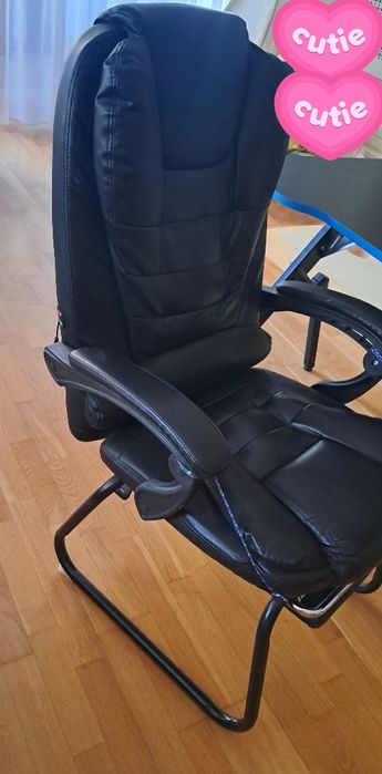 Birou Arka gaming, negru, 60×120cm, plus scaun birou cadou