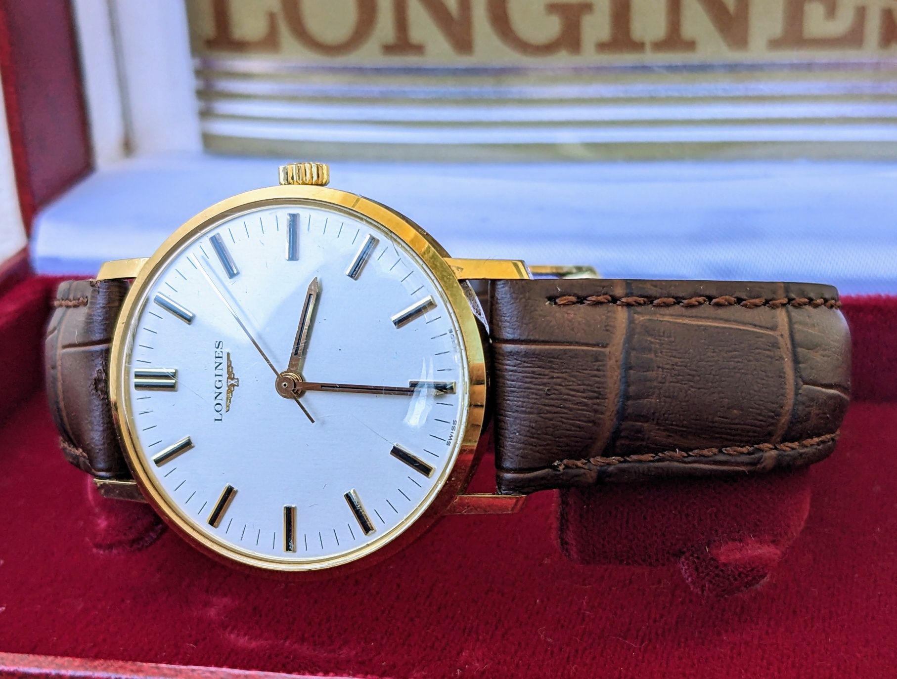 Vintage Longines 18k solid gold