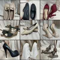 Женские обуви. Кроссовки, босоножки и балетки на 36/37 размер.