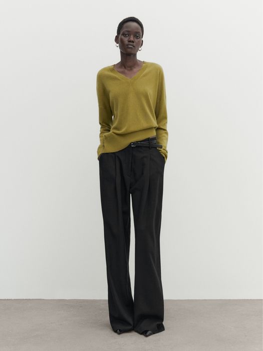 Pulover Massimo Dutti din casmir