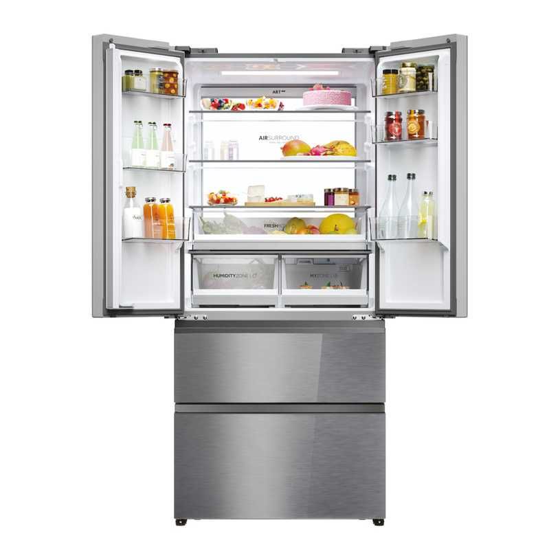 Нов side by side хладилник/фризер Haier Serie 7 4 врати - см. 83 в.