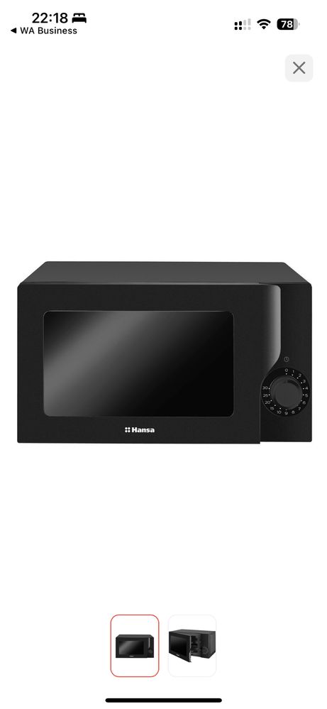 Продам микроволновую печь Hansa