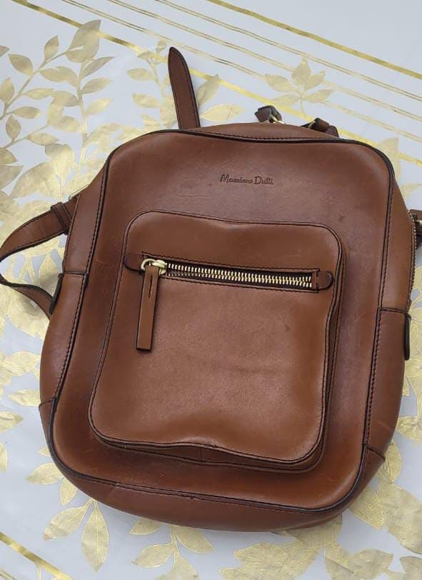 Massimo Dutti кожаный барсетка