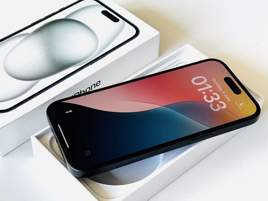 Iphone 15 128GB Black 97% Батерия! Гаранция 6 месеца