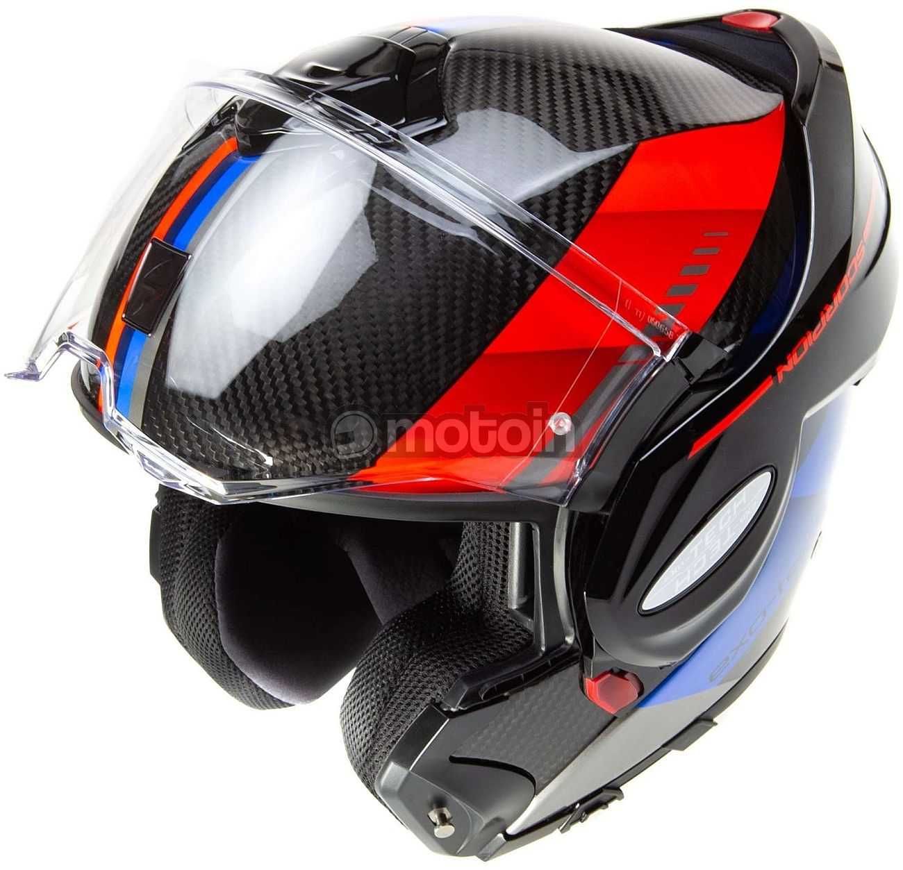 Отваряема мото каска SCORPION EXO-TECH EVO Carbon Genus New