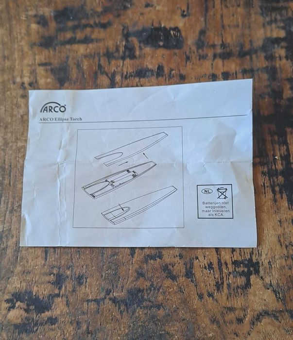 фенерче дизайнерско Arco Eclipse Design с 4 броя LED крушки