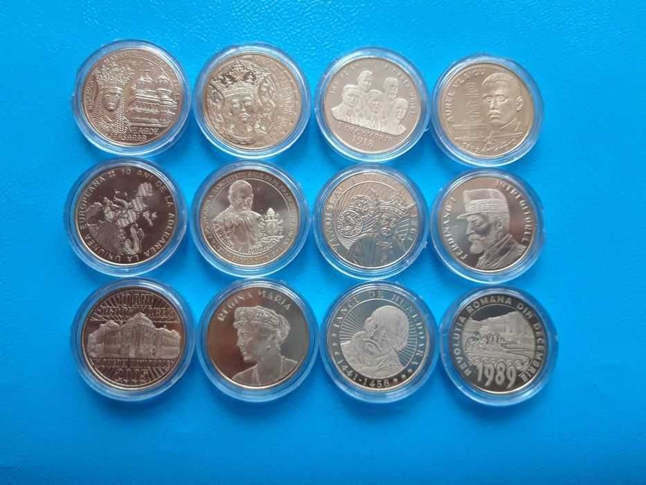 Colectie completa monede 50 bani aniversare
