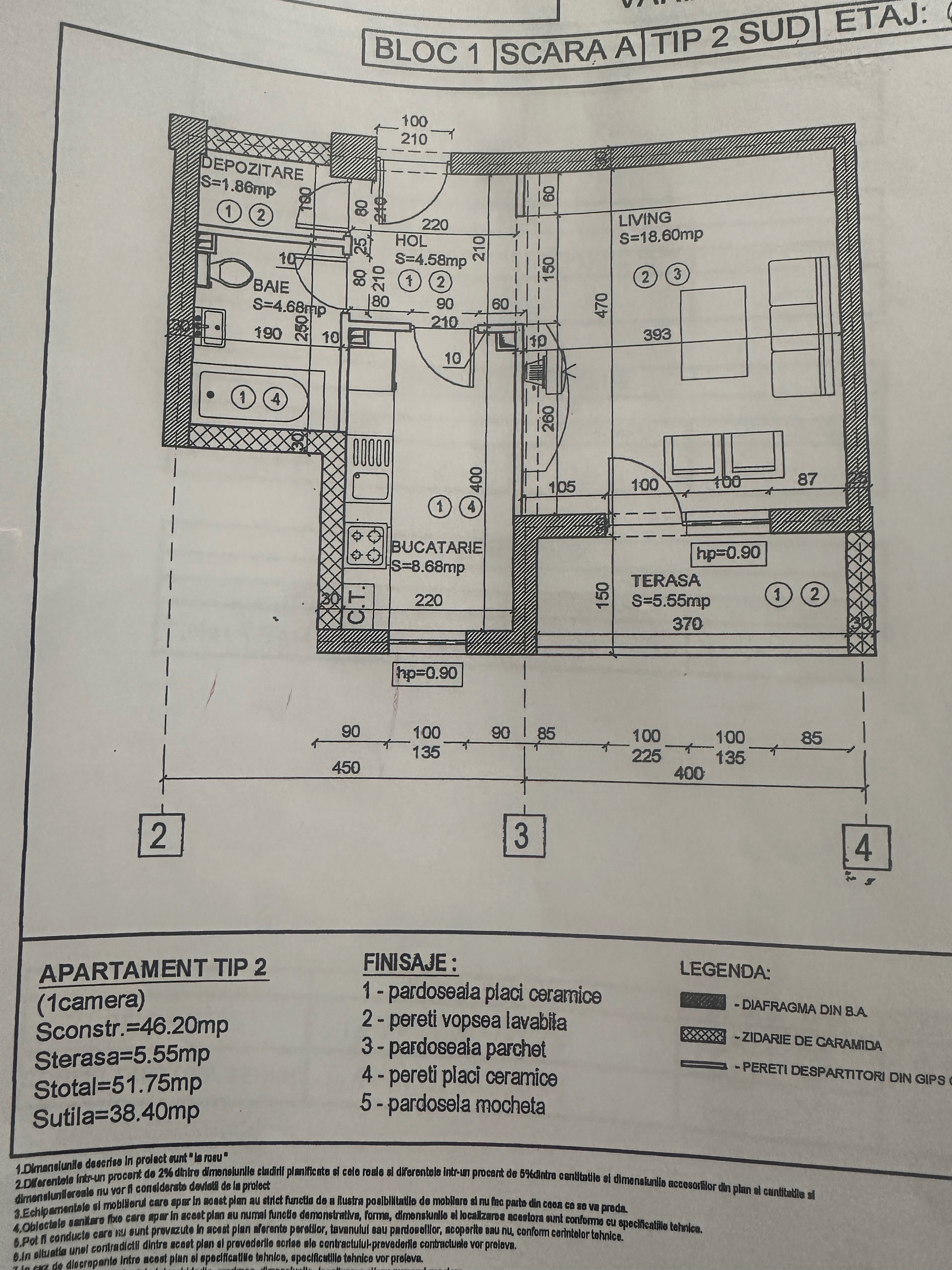 Garsonieră luminoasă cu vedere către Delta Văcărești direct proprietar