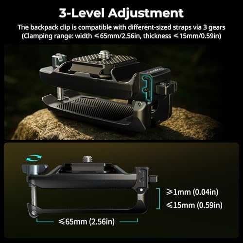 Нова SMALLRIG Стягаща Система за раница Камера с Плоча за Arca-Swiss