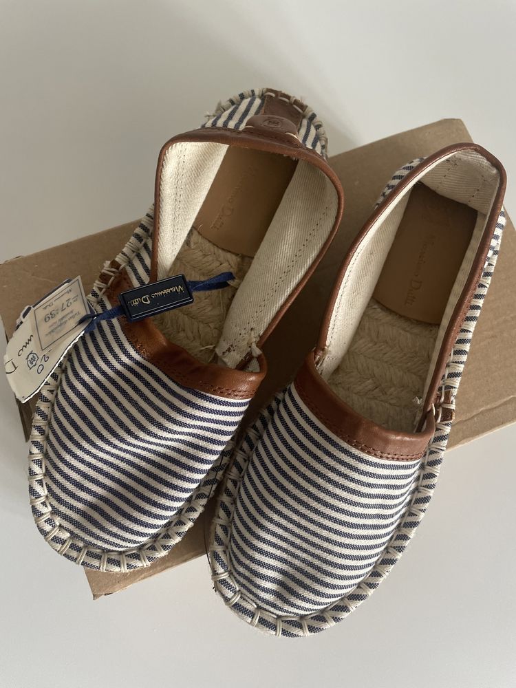 Espadrile Massimo Dutti Fete Noi cu eticheta 28/29