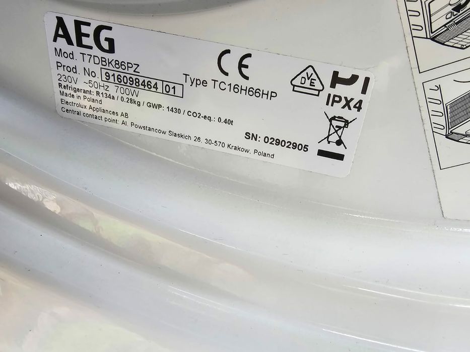 Uscator de rufe AEG Electrolux