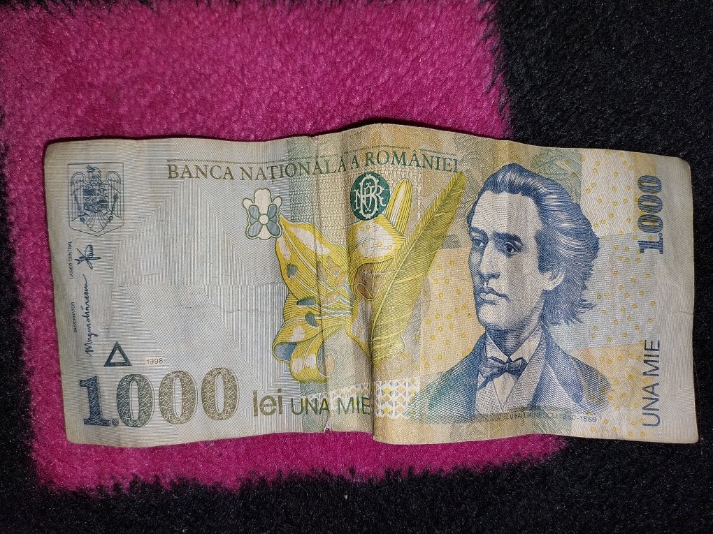 Bacnota 1000lei din 1998