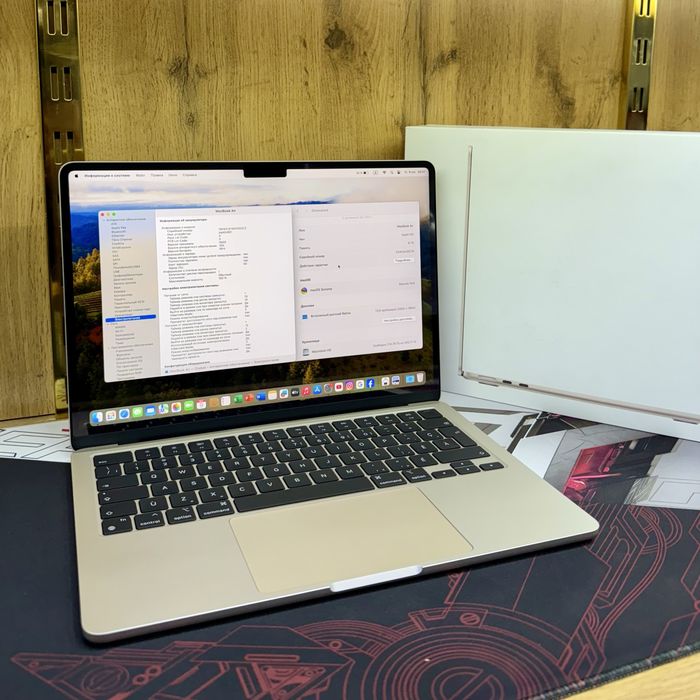 Macbook Air M3 13inch 100% 1 цикл новый