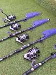 Set 4 Telecarp Camo 3.9m, 3.5 lbs Diamant + 4 mulinete LAC Pro Fl 6000