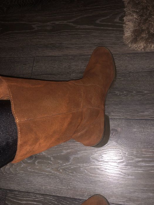 Ghete piele întoarsă Bershka