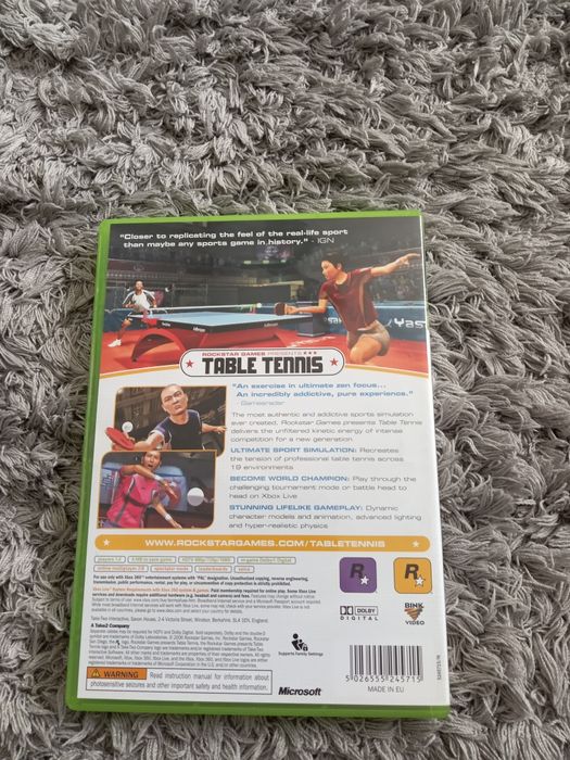 Transport 16 lei/Joc/jocuri Table Tennis/ping-pong Xbox 360/Xbox One