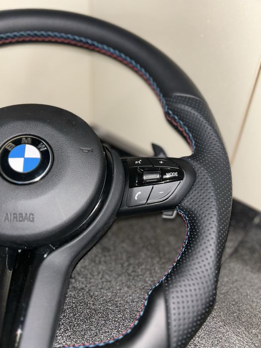 Volan BMW M pentru F10/F30/F01/X1/X3/X4/X5/X6 etc Piele Tesit