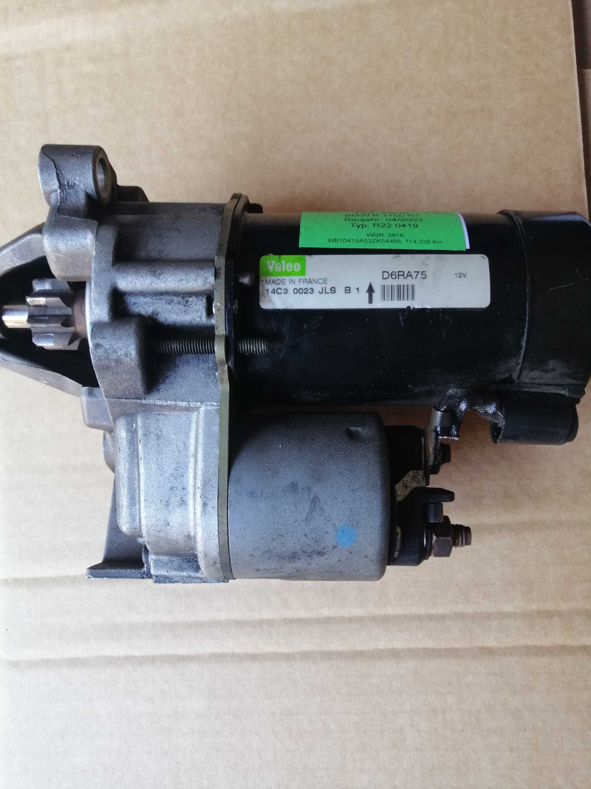 Alternator, electromotor, pompa frana BMW R1150; placute BMW R1200