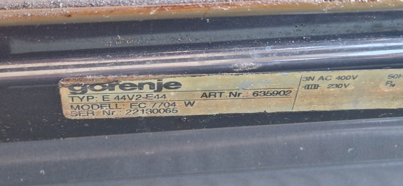 gorenje готварска печка, 4 котлона гласкерамика, фурна с вентилатор