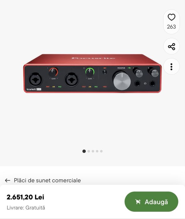 Focusrite 8i6 3th GEN