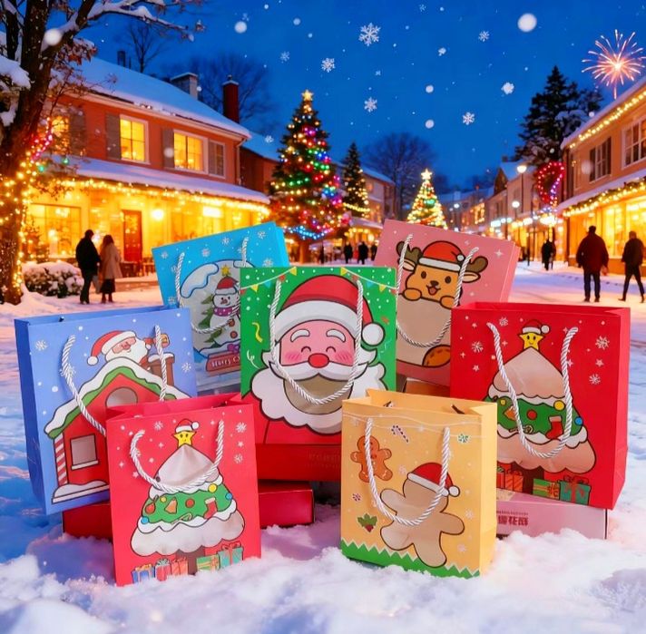 Новогодние подарки, новогодние пакеты