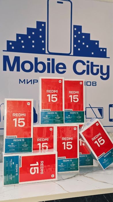 Новинка Редми 15 128ГБ REDMI 15 256GB новый телефон по выгодной цене