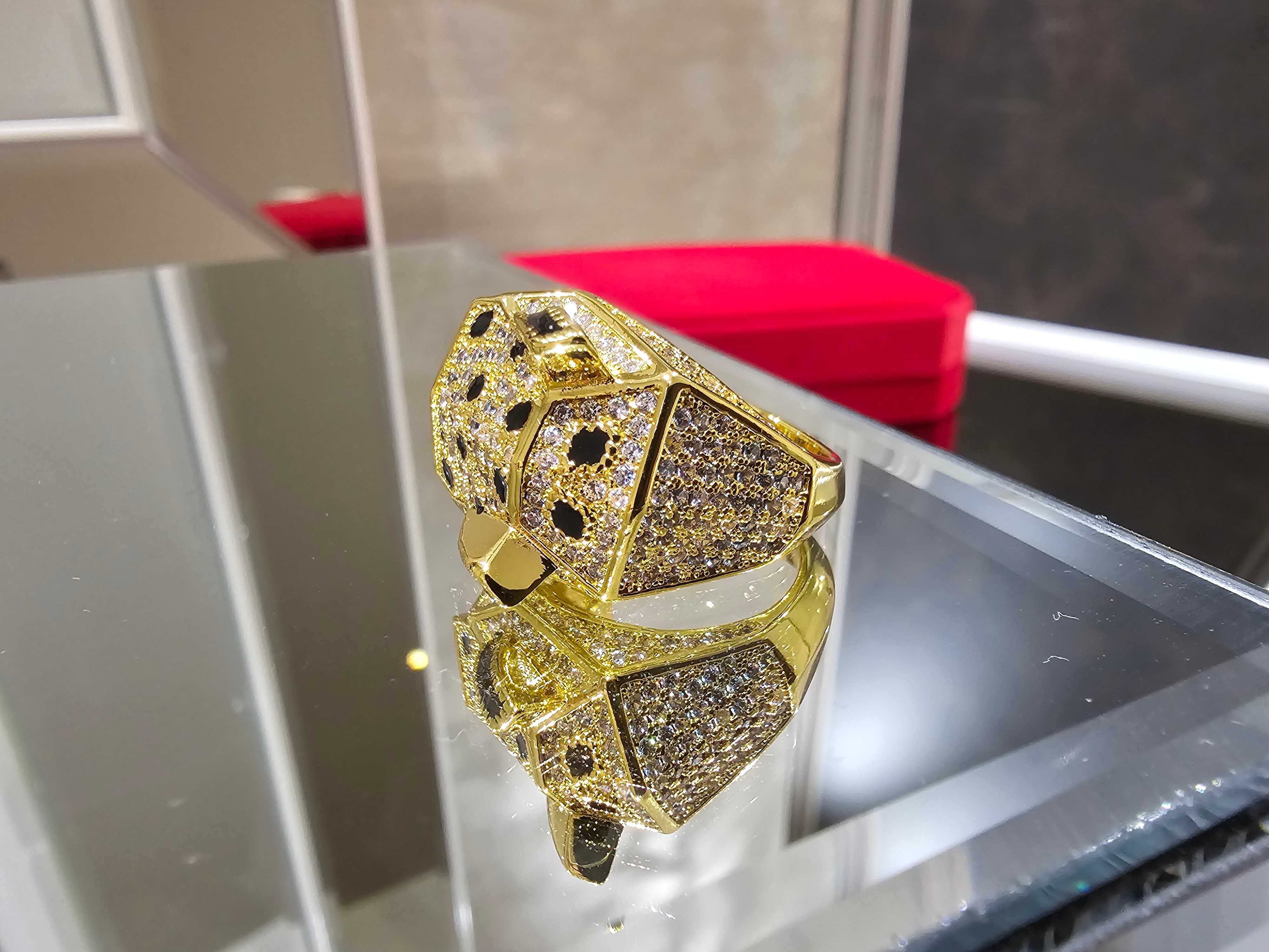 CARTIER Panthere de Cartier Big Gold Diamonds Пръстен