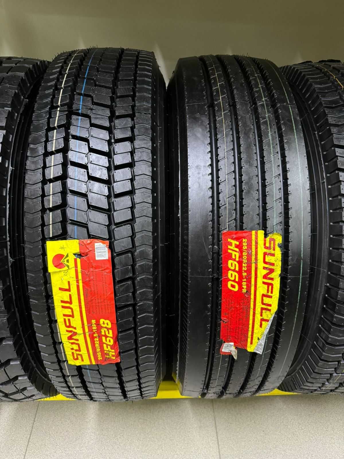 295/80R22.5 рулевая и ведущая, шины грузовые