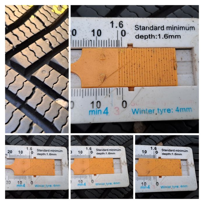 4бр. Почти Нови 195/65/15 Michelin Alpin 7